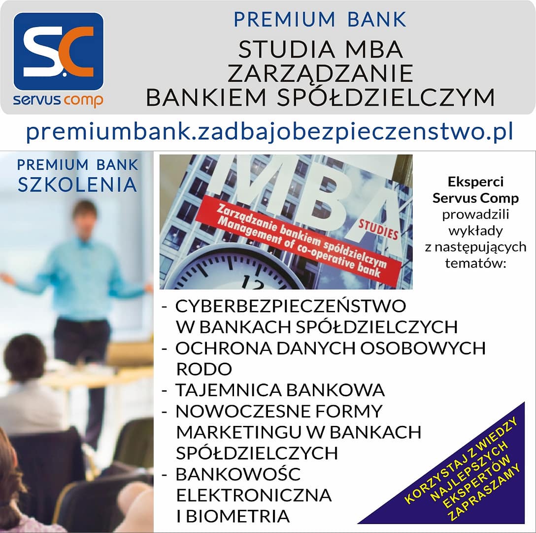 PODYPLOMOWE STUDIA MBA ZARZĄDZANIE BANKIEM SPÓŁDZIELCZYM premiumbank.zadbajobezpieczenstwo.pl