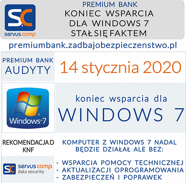 Koniec wsparcia dla Windows 7 premiumbank.zadbajobezpieczenstwo.pl